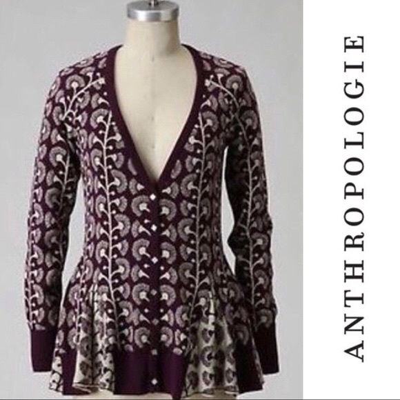 Anthropologie Sweaters - Anthropologie HWR Climbing Marigolds Cardigan